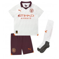 Manchester City Joao Cancelo #7 Fotballklær Bortedraktsett Barn 2023-24 Kortermet (+ korte bukser)